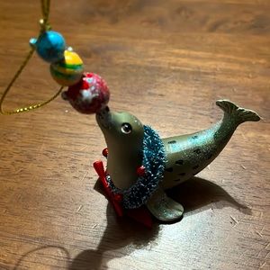 Seal Christmas ornament in excellent condition